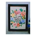 Calligraphy Creators -Everybody Meets Love -Floral Handmade Without Frame